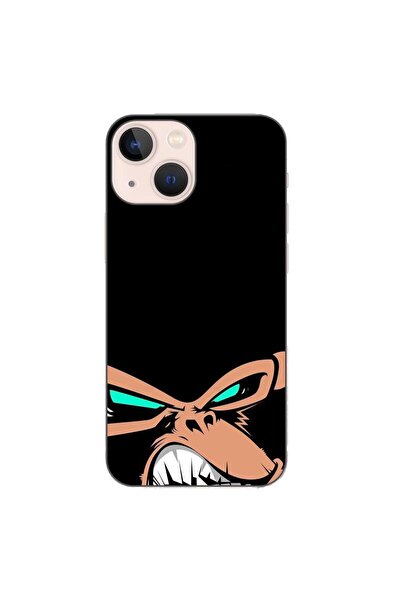 OEM Husa compatibila cu Apple iPhone 13 Mini Silicon Gel Tpu Model Angry Monkey