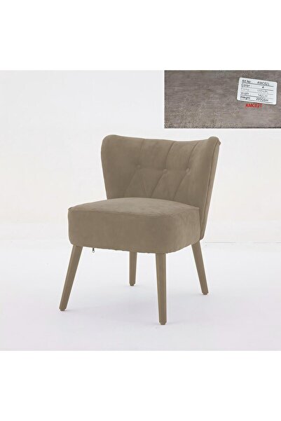 Garvee Accent Chair Living Room Chair, Armless Lounge Chair with Wood Legs Up...
