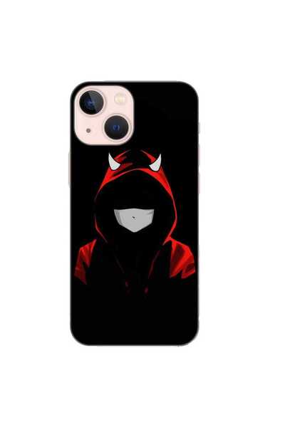 OEM Калъф, съвместим с Apple iPhone 13 Mini, силиконов гел TPU, модел Дявол