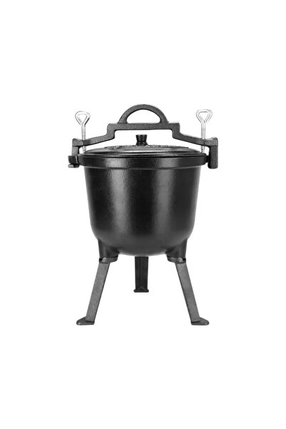 Kamille Enamelled cast iron cauldron, 10 liters, for open fire