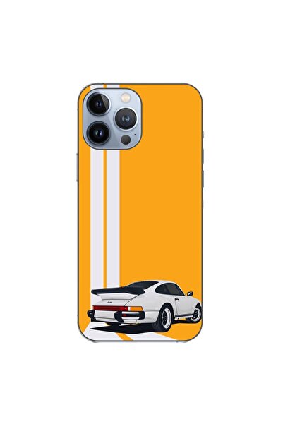 OEM Калъф, съвместим с Apple iPhone 13 Pro Max, силиконов гел TPU модел Porsc...