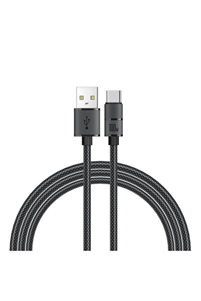Recci RS12C - PD100W Καλώδιο Γρήγορης Φόρτισης USB-A σε C Πλεγμένο + Καλώδιο ...