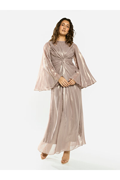 House of Moda By Styli Radiant Twist Drape Evening Maxi Dress