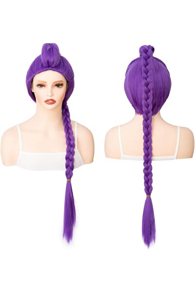 Other Women Cosplay Wig Long Halloween Party Carnival Wigs for Women Dark Purple