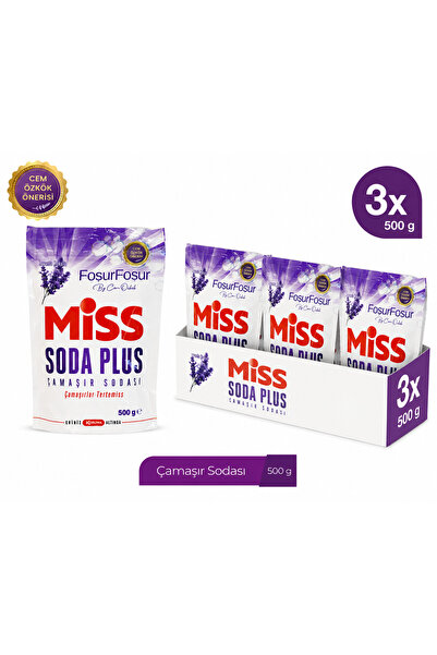 Miss SODA PLUS LAVANTA 500 GR 3 ADET