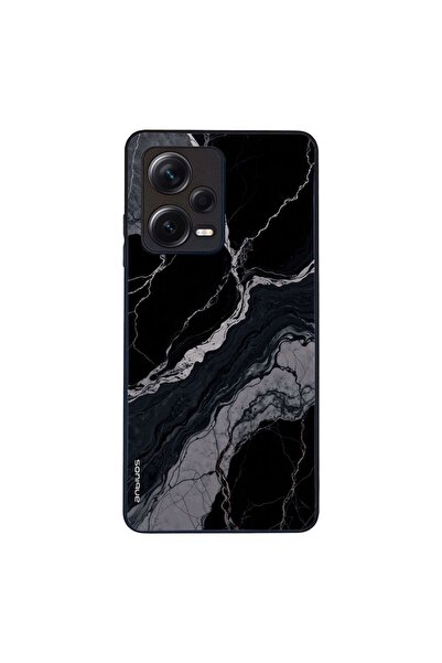 Sonique Θήκη Marble Series για Xiaomi Redmi Note 12 Pro Plus Μαύρο 02