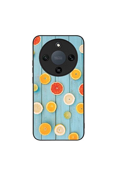 Sonique Θήκη Fruit Series για Honor Magic8 Lite 5G Γκρέιπφρουτ