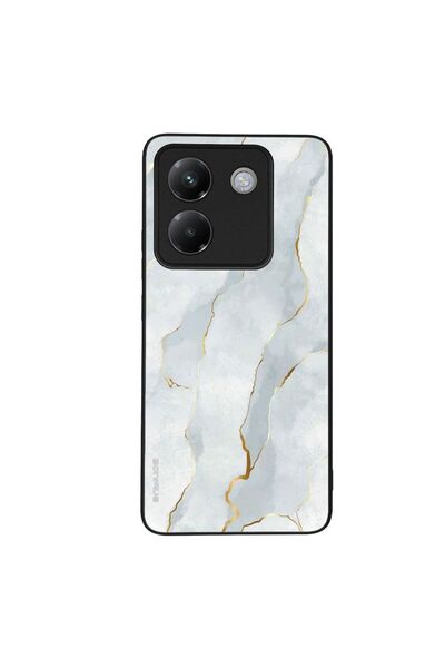 Sonique Θήκη Marble Series για Xiaomi Poco M7 Pro 5G Λευκό 01