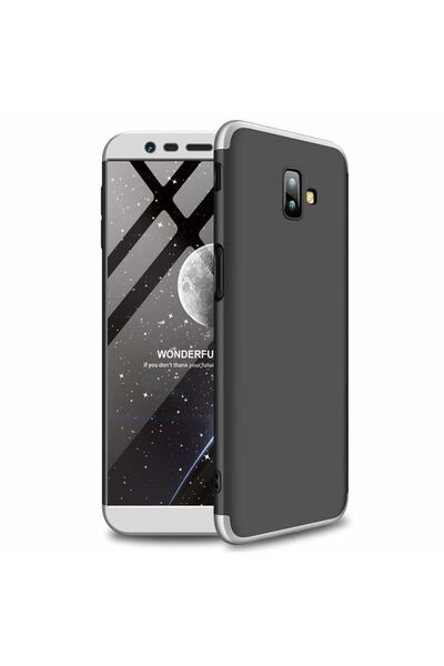 GKK 360 Full Body Protection Samsung Galaxy J6 Plus 2018 Μαύρο/Ασημί