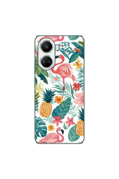 OEM Husa compatibila cu Huawei Nova 10 SE Silicon Gel Tpu Model Tropical Pattern