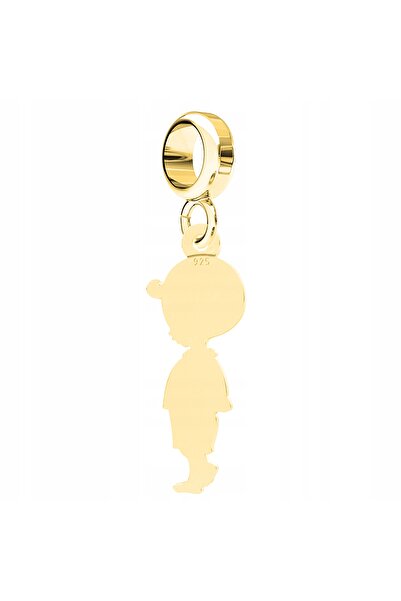 Larezo Pandantiv Tip Charm Pentru Bratari Modulare, Argint 925 Placat Cu Aur ...