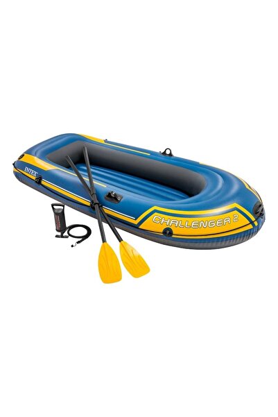 Intex Barcă gonflabilă Challenger 2, pompă + vâsle incluse, 236x114x41 cm