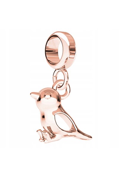 Larezo Charm, Model Vrabie Suspendată, Animale, Inaltime 21mm, Culoare Auriu ...