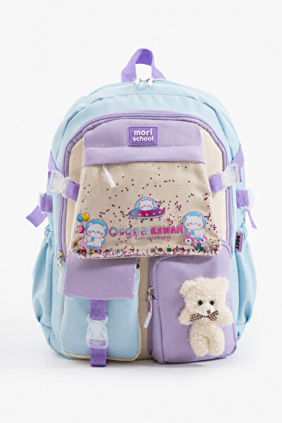 Mori School Bag Kawaii Kore Tarzı Okul Çantası Su Geçirmez Gabardin Laptop Bö...