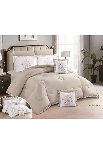 NAJMA Nefren Kibbe Bedspread with Its Modern Classic Design 8 Pieces 230×250