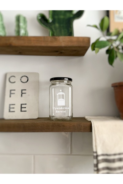 Atölye Merdiven 850 ml Filter Coffee Food Jar Glass Coffee Jar Wake-Up Service