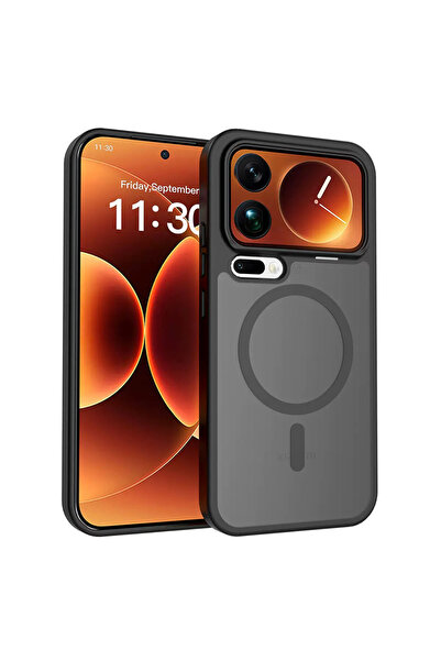 Nezih Case Xiaomi 17 Pro Max Uyumlu Magsafe Sarj Destekli Mat Görünümlü Şık K...