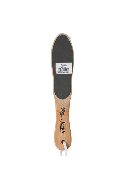 jackie Wooden Foot File with Exfoliating Stone, Double-Sided, for Foot Care.T...