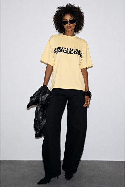 NoVibe Ridiculous Printed Oversize T-Shirt