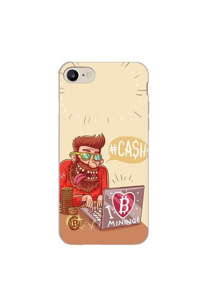 OEM Калъф, съвместим с Apple iPhone 7, iPhone 8, iPhone SE 2020, силиконов ге...