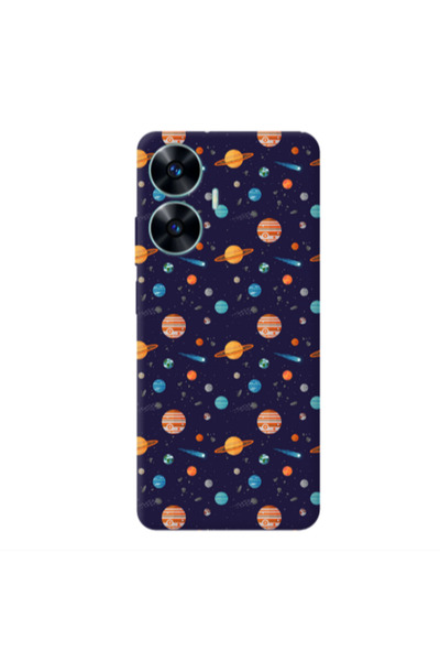 Other Realme C55 Planets Transparent Silicone TPU Θήκη