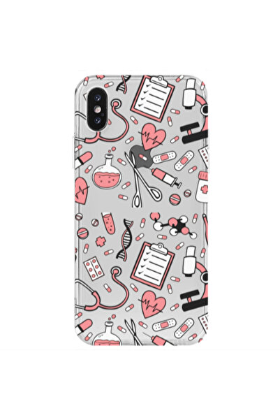 Other Apple iPhone X Laboratory Transparent Silicone TPU Θήκη