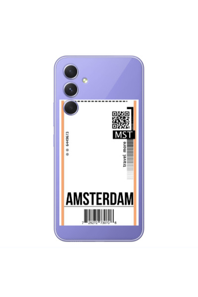 Other Samsung A54 Amsterdam Travel More Transparent Silicone TPU Θήκη