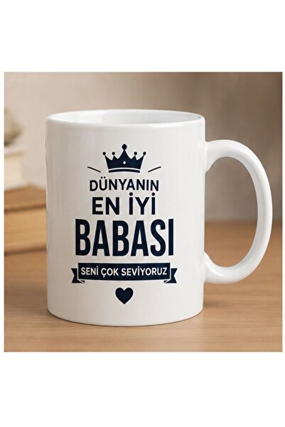 KADOREX DESIGN Babalar Günü Hediye Kupası – Babama Özel Anlamlı Baskılı Kupa ...