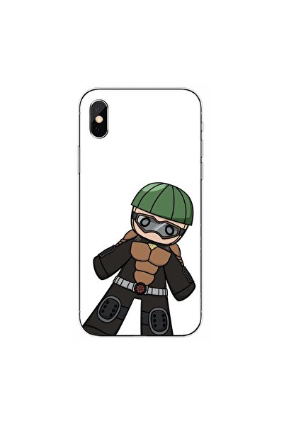OEM Husa compatibila cu Apple iPhone XS Silicon Gel Tpu Model One Punch Man M...