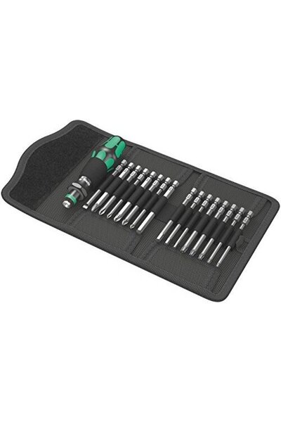 wera Kraftform Compact 60 bit holder-screwdriver set 1/4" - 17-pieces - 05059...