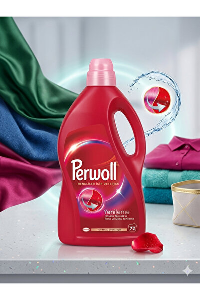 Perwoll Liquid detergent for colored clothes 4L