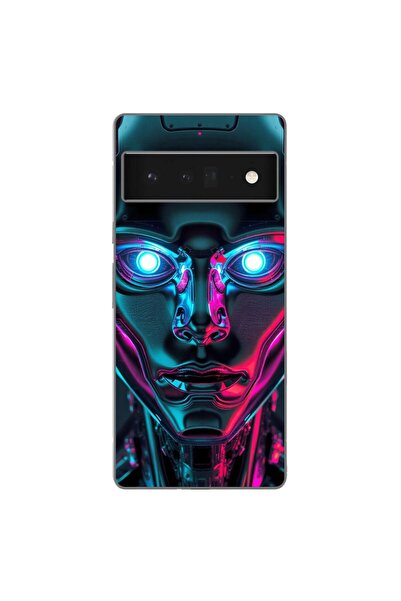 OEM Θήκη συμβατή με Google Pixel 6 Pro Σιλικόνης Gel TPU Μοντέλο Chrome Humanoid