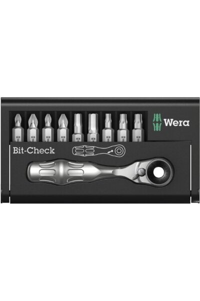 wera Zyklop mini 8001A bit set 1/4" - 10-pieces - 05073645001