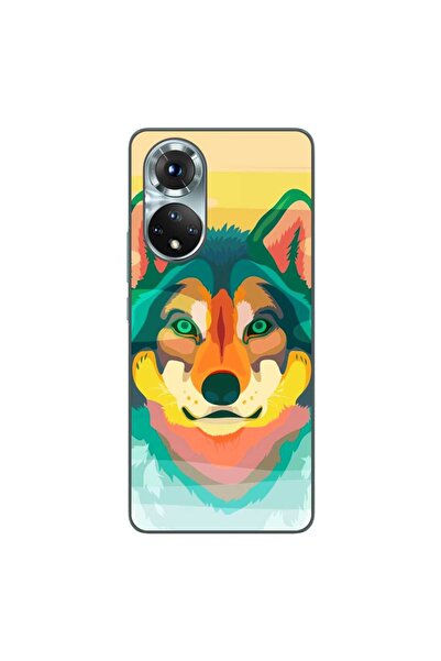 OEM Husa compatibila cu Honor 50 Silicon Gel Tpu Model Desen Lup