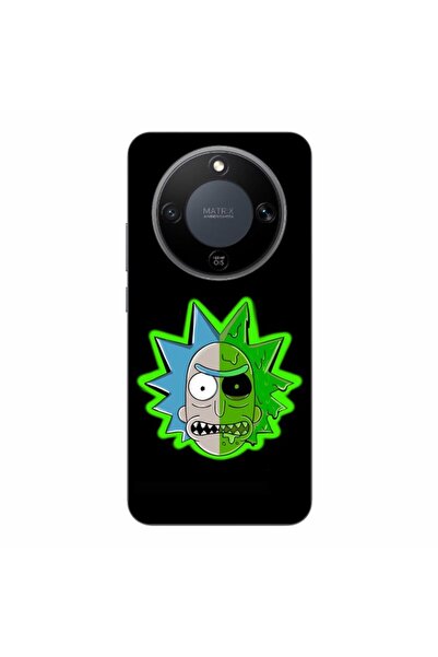 OEM Husa compatibila cu Honor Magic8 Lite Silicon Gel Tpu Model Rick And Mort...