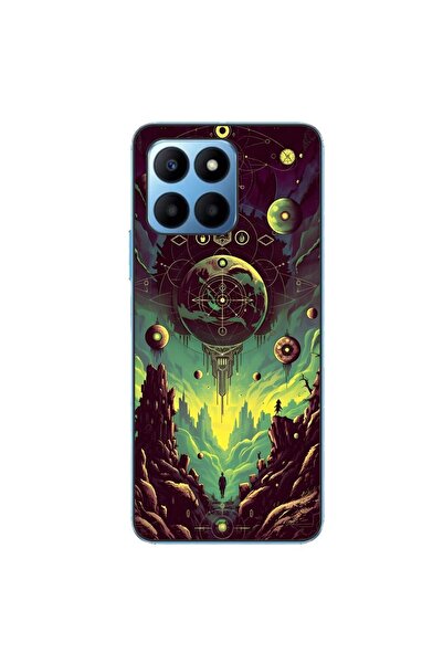 OEM Husa compatibila cu Honor X6 Silicon Gel Tpu Model Mystical Planet