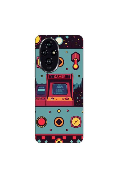 OEM Husa compatibila cu Honor 200 Silicon Gel Tpu Model Gamer Arcade Room