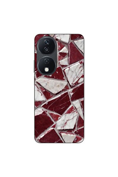 OEM Husa compatibila cu Honor X7b Silicon Gel Tpu Model Broken Glass Red Blood