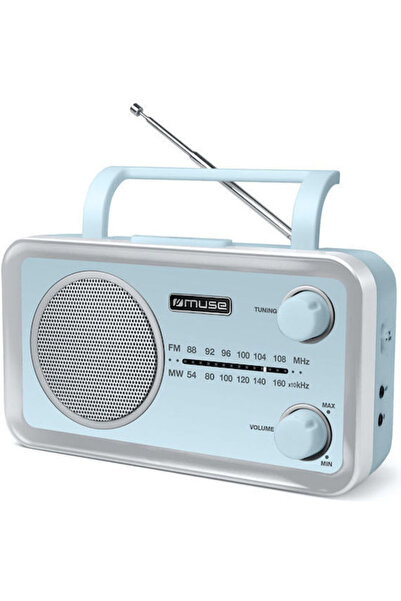 Muse.Co Muse MF-060 VB Φορητό Ραδιόφωνο Ηλεκτρικό / Μπαταρίας Γαλάζιο