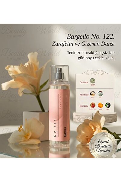 Bargello Body Mist Beauty The World Orijinal Bandrollü Özel Seri