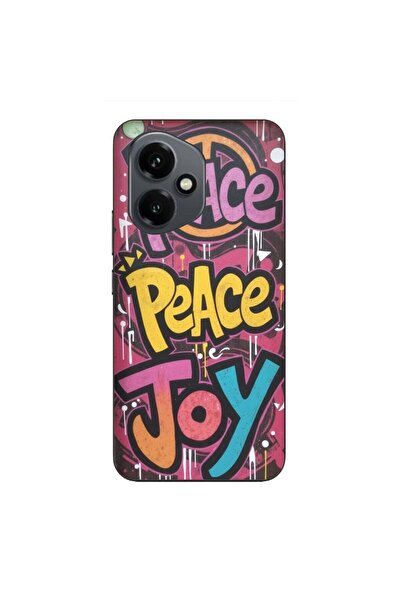 OEM Husa compatibila cu Honor 400 Silicon Gel Tpu Model Peace and Joy Graffiti