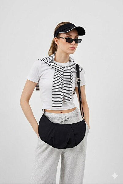 Gogoey Αθλητική τσάντα ώμου από τεχνικό ύφασμα Carpe Moda