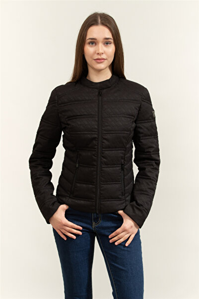 Guess Vona Kadın Şişme Mont Siyah