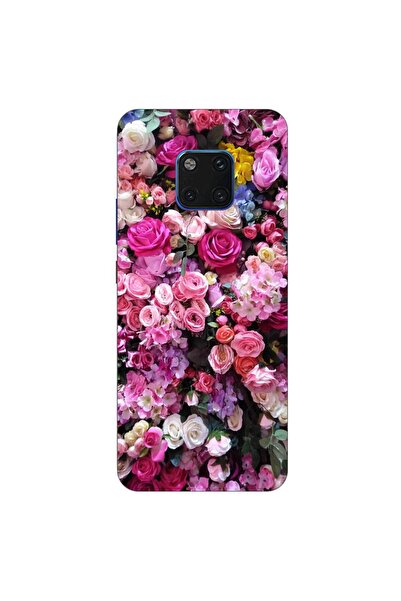 OEM Θήκη συμβατή με Huawei Mate 20 Pro από σιλικόνη gel TPU με σχέδιο ροζ τρι...