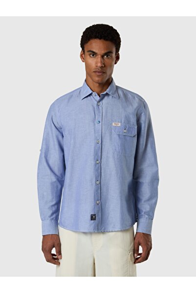 North Sails Regular Fit Long Sleeve Classic Collar Men's Cotton Shirt