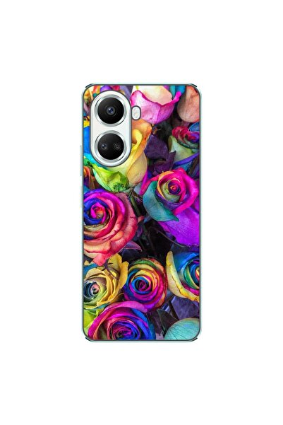 OEM Θήκη συμβατή με Huawei Nova 10 SE από σιλικόνη gel TPU με σχέδιο πολύχρωμ...