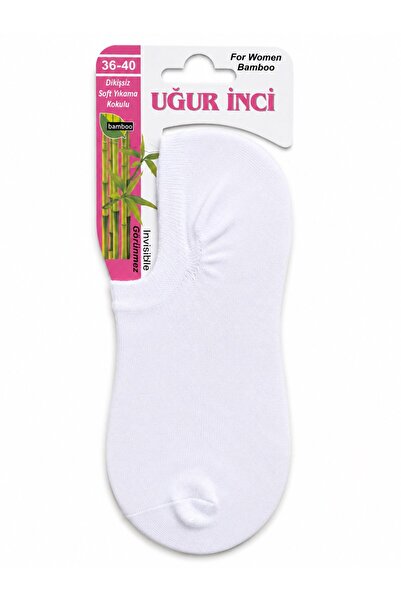 Uğur İnci Bamboo Invisible Socks 36-40 Seamless Breathable Ballerina Socks 3 ...