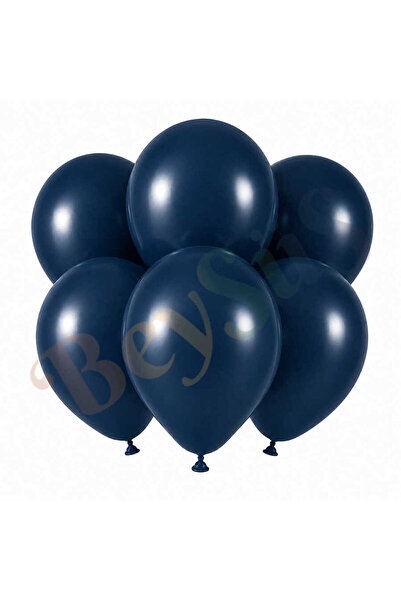 BeySüS Deep Ocean Color Latex Retro Balloon (30 cm) - 6 Pieces