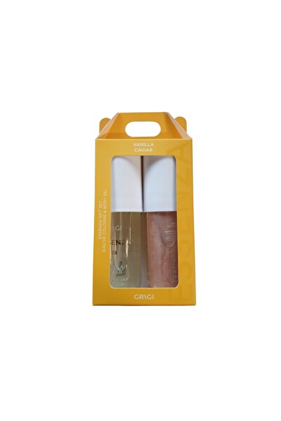 Grigi GIFT SET ESSENZA BODY MIST 90ML + BODY GEL NO 06 VANILLA CAVIAR 90ML