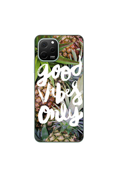 OEM Θήκη συμβατή με Huawei Nova Y61, από σιλικόνη gel TPU, μοντέλο Good Vibes...